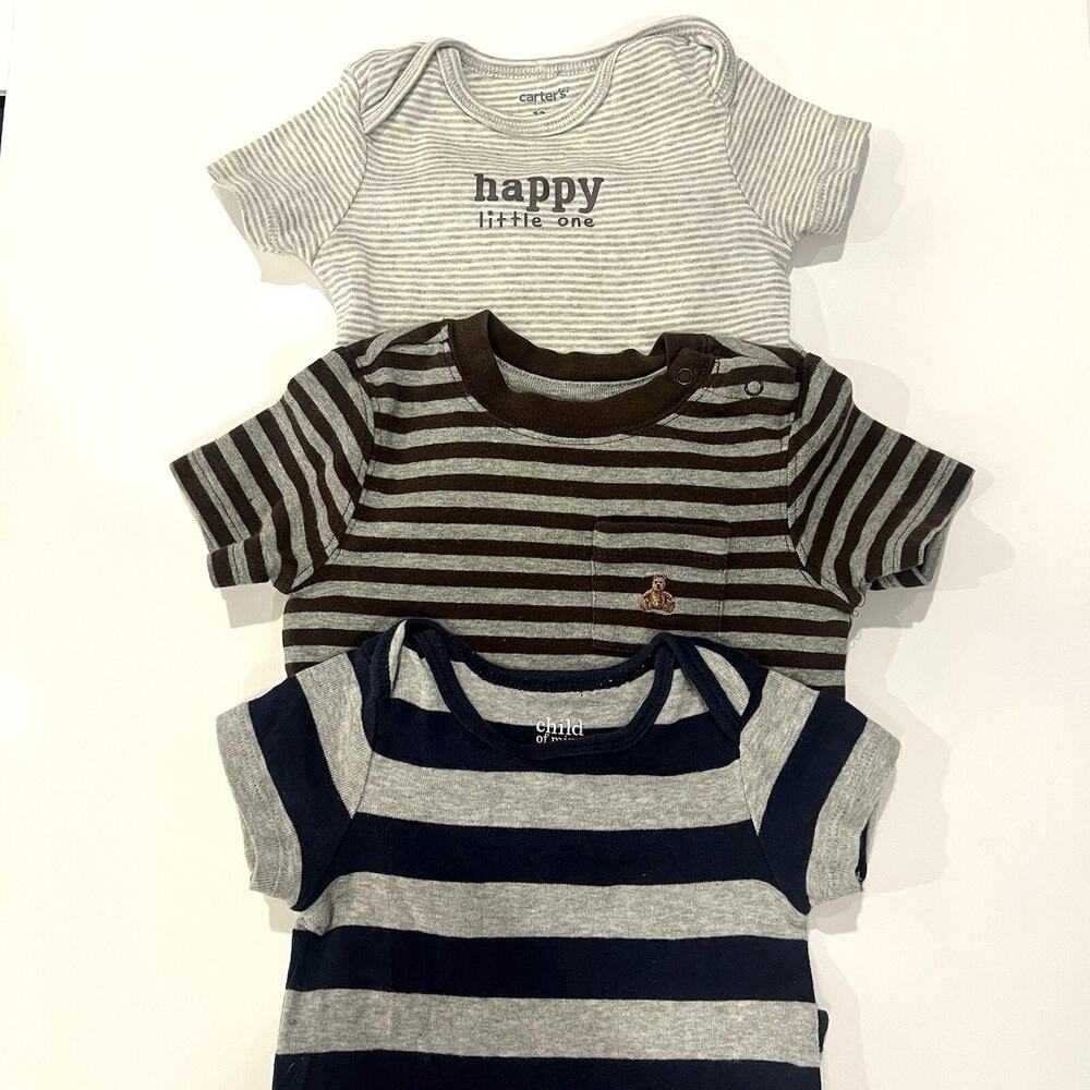 Lot of (8) 6-12 Months Boys  One Piece Tops And Pants. Carter’s Others - Picture 6 of 16